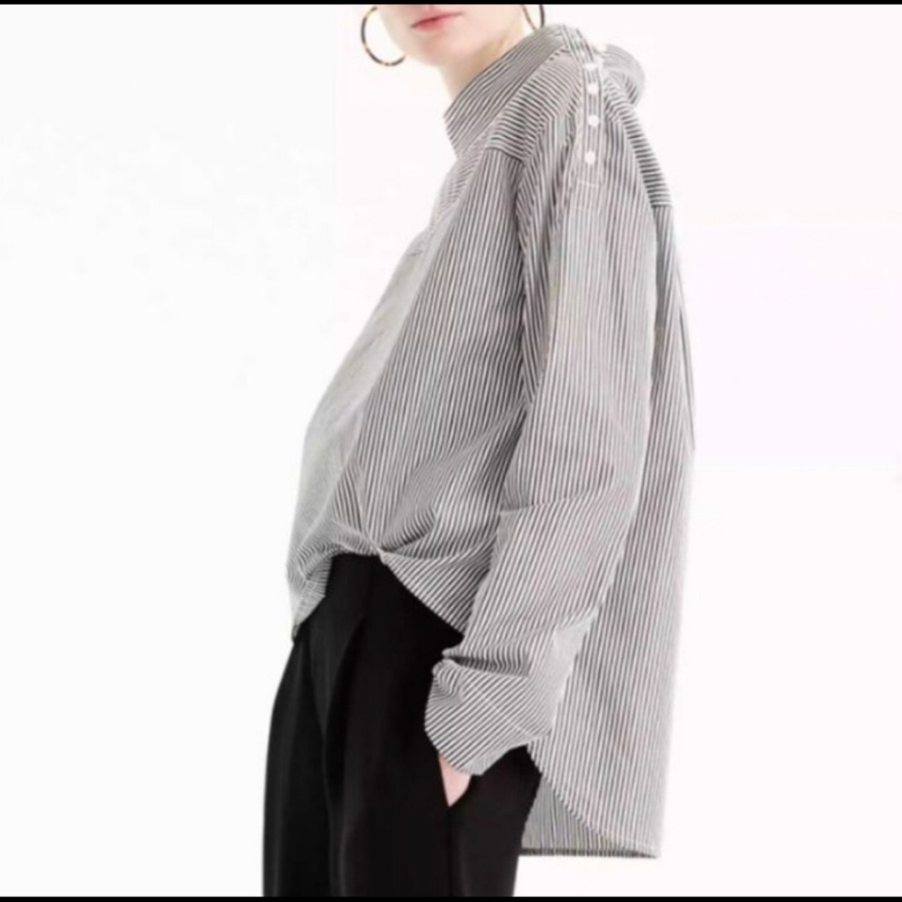 J. Crew Funnel Neck Shirt